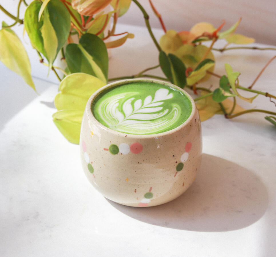 dango matcha latte dango matcha latte